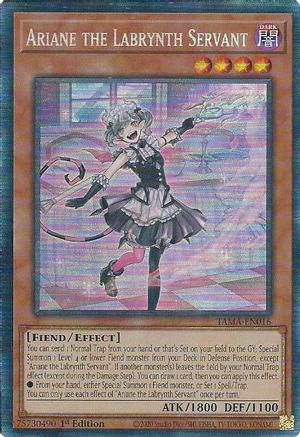 Ariane the Labrynth Servant [TAMA-EN016] Collector's Rare - Trinity Hobby