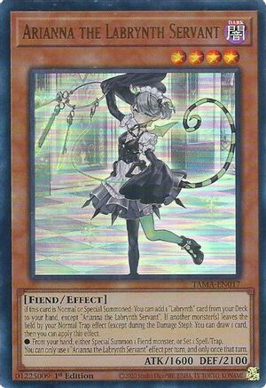 Arianna the Labrynth Servant [TAMA-EN017] Ultra Rare - Trinity Hobby