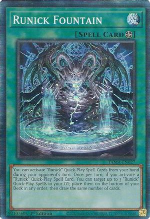 Runick Fountain [TAMA-EN027] Collector's Rare - Trinity Hobby