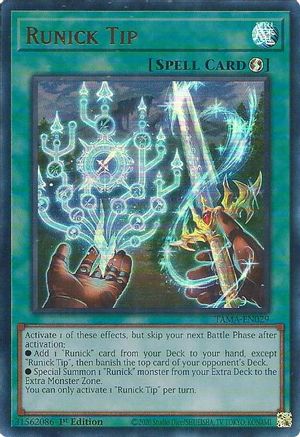 Runick Tip [TAMA-EN029] Ultra Rare - Trinity Hobby