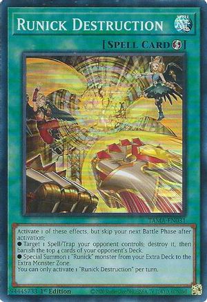 Runick Destruction [TAMA-EN031] Super Rare - Trinity Hobby