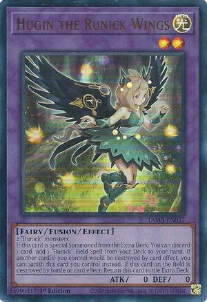 Hugin the Runick Wings [TAMA-EN037] Ultra Rare - Trinity Hobby