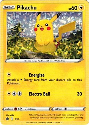 Pikachu (7/15) [McDonald's Promos: Match Battle] - Trinity Hobby