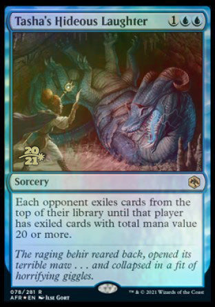 Tasha's Hideous Laughter [Dungeons & Dragons: Adventures in the Forgotten Realms Prerelease Promos] - Trinity Hobby