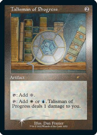 Talisman of Progress (Retro Frame) (Foil Etched) (SLD-1052) - [Secret Lair Drop Series] Foil - Trinity Hobby