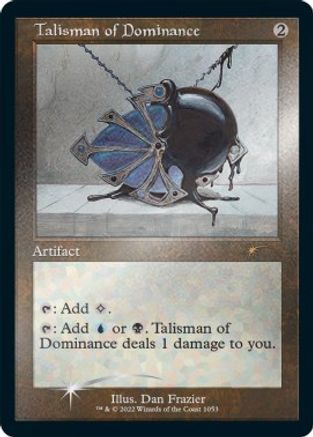 Talisman of Dominance (Retro Frame) (Foil Etched) (SLD-1053) - [Secret Lair Drop Series] Foil - Trinity Hobby