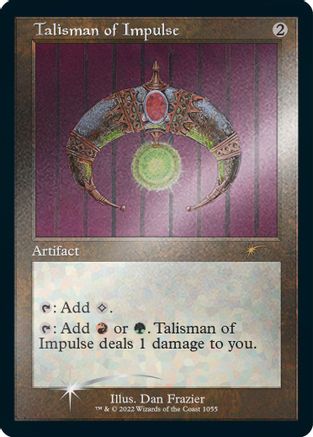 Talisman of Impulse (Retro Frame) (Foil Etched) (SLD-1055) - [Secret Lair Drop Series] Foil - Trinity Hobby