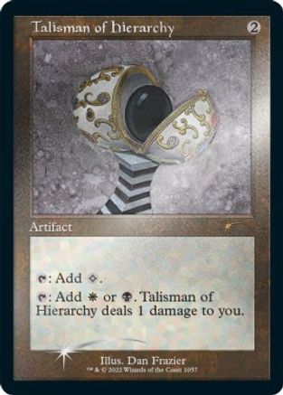 Talisman of Hierarchy (Retro Frame) (Foil Etched) (SLD-1057) - [Secret Lair Drop Series] Foil - Trinity Hobby