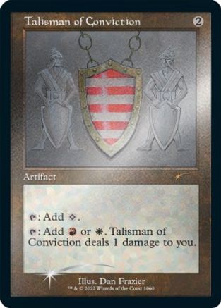 Talisman of Conviction (Retro Frame) (Foil Etched) (SLD-1060) - [Secret Lair Drop Series] Foil - Trinity Hobby