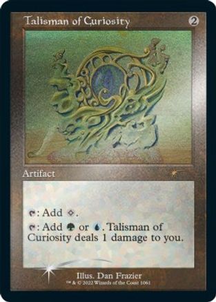 Talisman of Curiosity (Retro Frame) (Foil Etched) (SLD-1061) - [Secret Lair Drop Series] Foil - Trinity Hobby