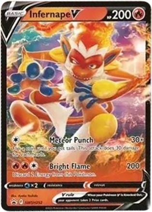 Infernape V (SWSH252) [Sword & Shield: Black Star Promos] - Trinity Hobby