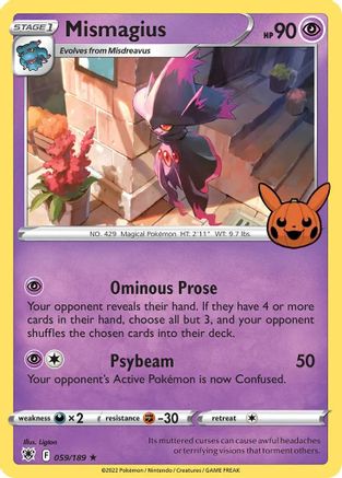 Mismagius (059/189) [Trick or Trade] - Trinity Hobby