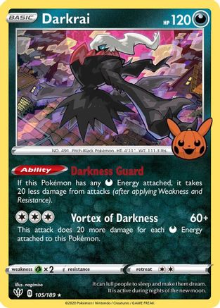 Darkrai (105/189) [Trick or Trade] - Trinity Hobby