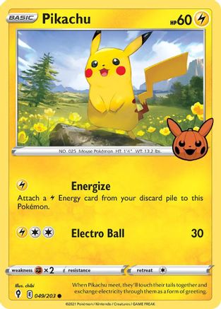 Pikachu (049/203) [Trick or Trade] - Trinity Hobby