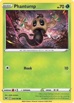 Phantump (016/196) [Sword & Shield: Lost Origin] - Trinity Hobby