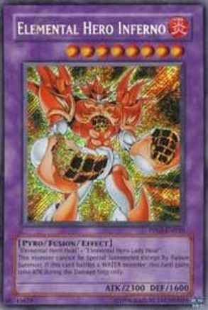Elemental Hero Inferno [PP02-EN010] Secret Rare - Trinity Hobby