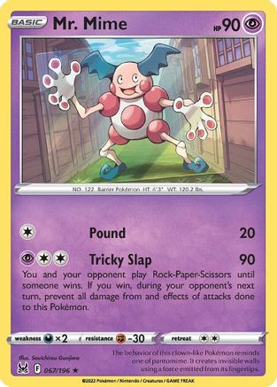 Mr. Mime (067/196) [Sword & Shield: Lost Origin] - Trinity Hobby