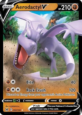 Aerodactyl V (092/196) [Sword & Shield: Lost Origin] - Trinity Hobby