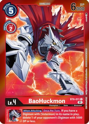 BaoHuckmon [BT6-011] (Pack d'événements 3) [Promotions Double Diamant] 