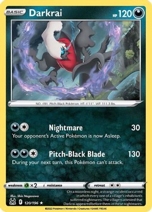 Darkrai (120/196) [Sword & Shield: Lost Origin] - Trinity Hobby