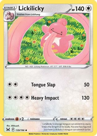 Lickilicky (139/196) [Sword & Shield: Lost Origin] - Trinity Hobby