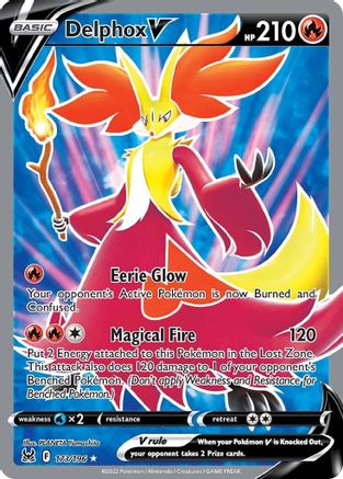 Delphox V (173/196) [Sword & Shield: Lost Origin] - Trinity Hobby