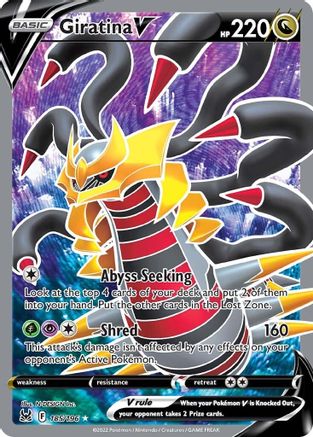 Giratina V (185/196) [Sword & Shield: Lost Origin] - Trinity Hobby
