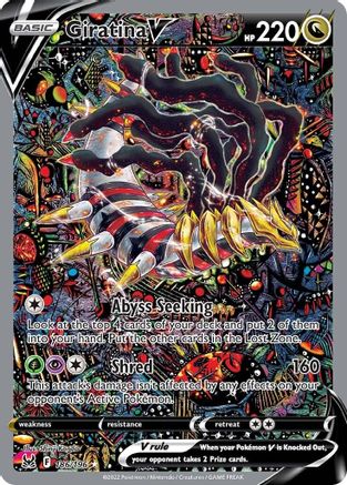Giratina V (186/196) [Sword & Shield: Lost Origin] - Trinity Hobby