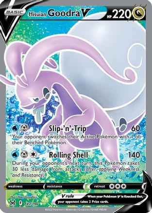 Hisuian Goodra V (187/196) [Sword & Shield: Lost Origin] - Trinity Hobby