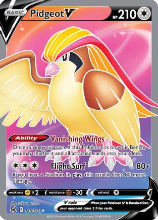 Pidgeot V (188/196) [Sword & Shield: Lost Origin] - Trinity Hobby