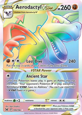 Aerodactyl VSTAR (199/196) [Sword & Shield: Lost Origin] - Trinity Hobby