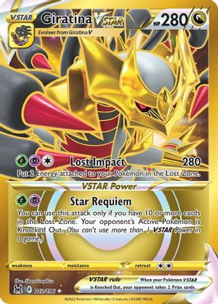 Giratina VSTAR (212/196) [Sword & Shield: Lost Origin] - Trinity Hobby