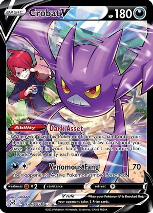 Crobat V (TG20/TG30) [Sword & Shield: Lost Origin] - Trinity Hobby