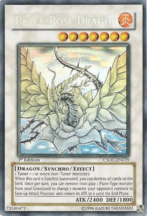 Black Rose Dragon [CSOC-EN039] Ghost Rare - Trinity Hobby