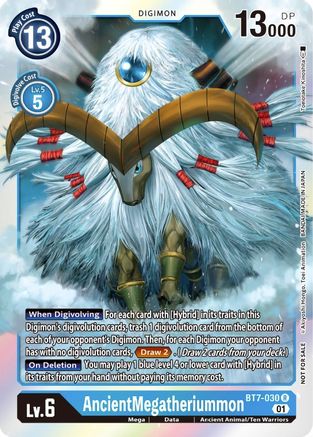 AncientMegatheriummon [BT7-030] (Pack d'événements 3) [Prochaines promotions d'aventure] 