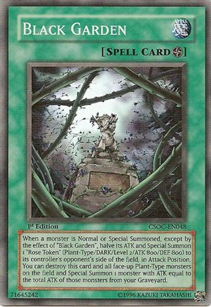 Black Garden [CSOC-EN048] Super Rare - Trinity Hobby