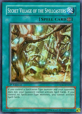 Secret Village of the Spellcasters [CSOC-EN061] Super Rare - Trinity Hobby