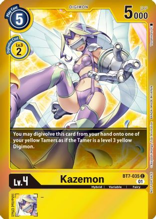 Kazemon [BT7-035] (Event Pack 3) [Next Adventure Promos] - Trinity Hobby
