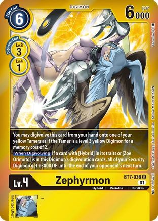 Zephyrmon [BT7-036] (Event Pack 3) [Next Adventure Promos] - Trinity Hobby