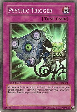 Psychic Trigger [CSOC-EN073] Super Rare - Trinity Hobby