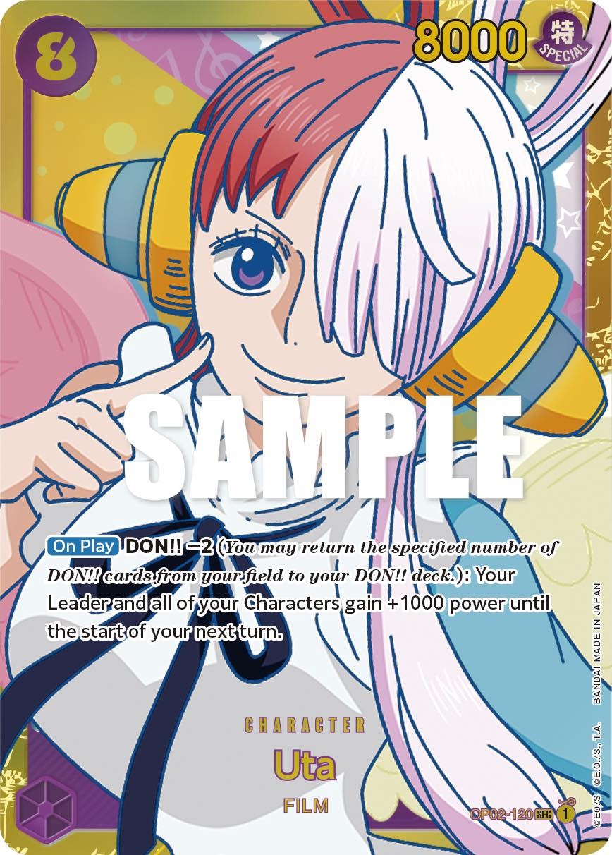 Uta (OP02-120) - [Paramount War] Foil - Trinity Hobby