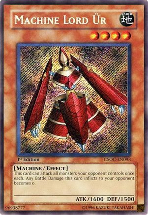 Machine Lord Ur [CSOC-EN093] Secret Rare - Trinity Hobby