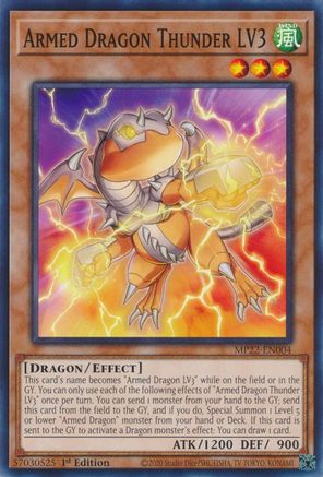 Armed Dragon Thunder LV3 [MP22-EN004] Common - Trinity Hobby