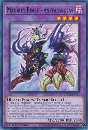 Magikey Beast - Ansyalabolas [MP22-EN143] Common - Trinity Hobby