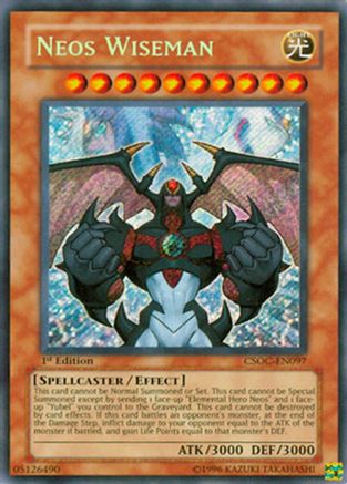 Neos Wiseman [CSOC-EN097] Secret Rare - Trinity Hobby