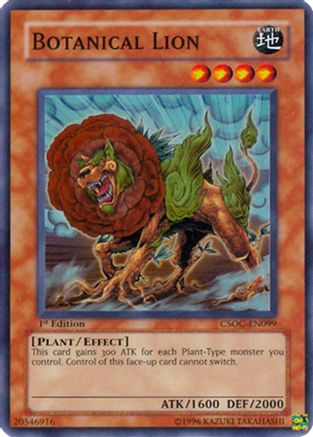Botanical Lion [CSOC-EN099] Super Rare - Trinity Hobby