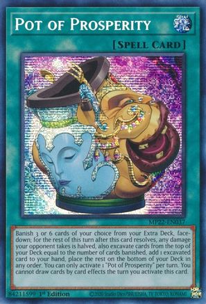 Pot of Prosperity [MP22-EN037] Prismatic Secret Rare - Trinity Hobby