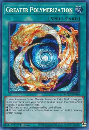 Greater Polymerization [MP22-EN050] Prismatic Secret Rare - Trinity Hobby