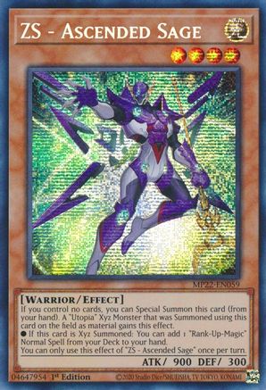 ZS - Ascended Sage [MP22-EN059] Prismatic Secret Rare - Trinity Hobby