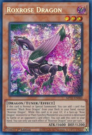 Roxrose Dragon [MP22-EN060] Prismatic Secret Rare - Trinity Hobby